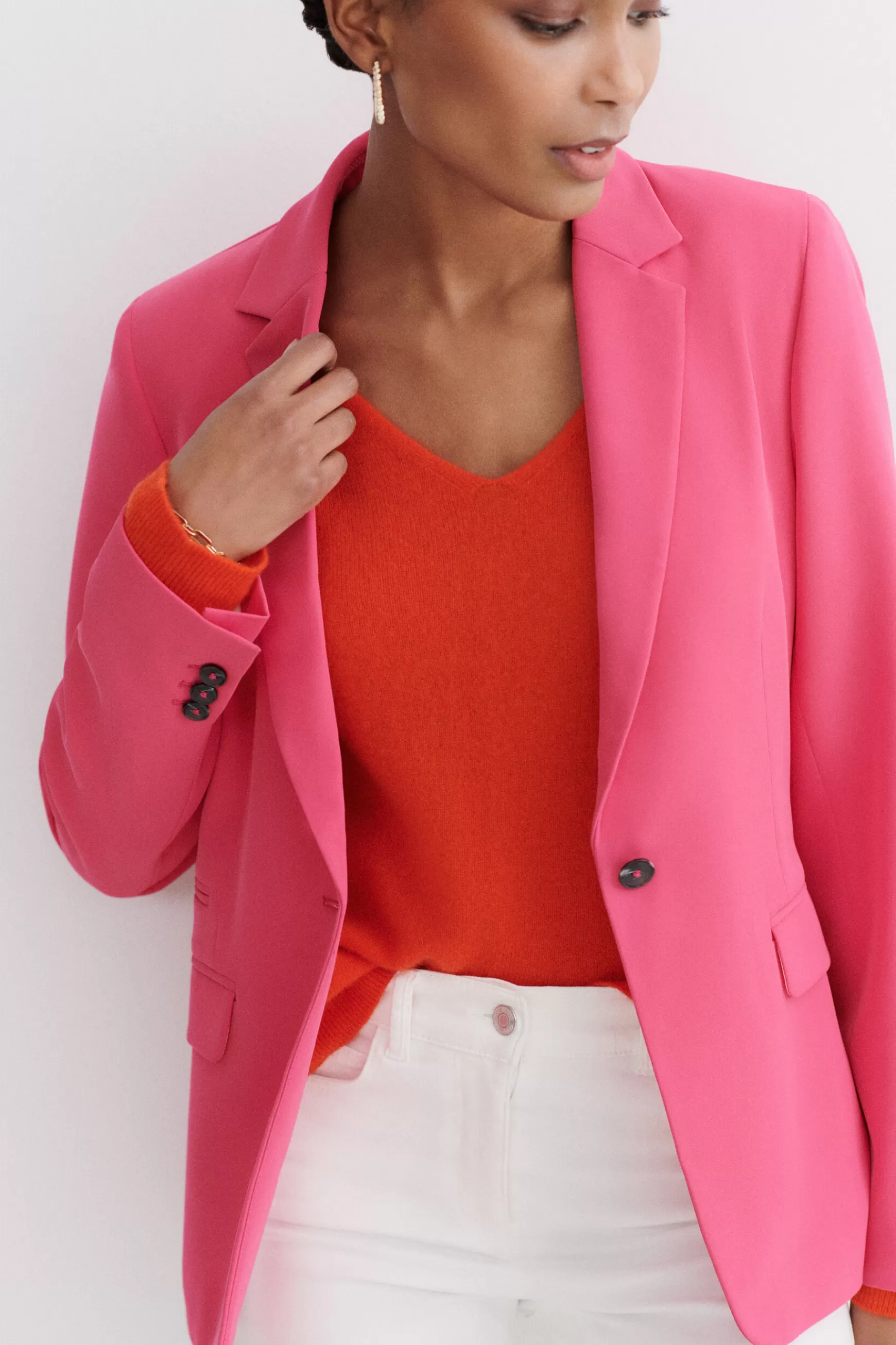 New Blazer Antea B Rose Fushia Femme Blazers