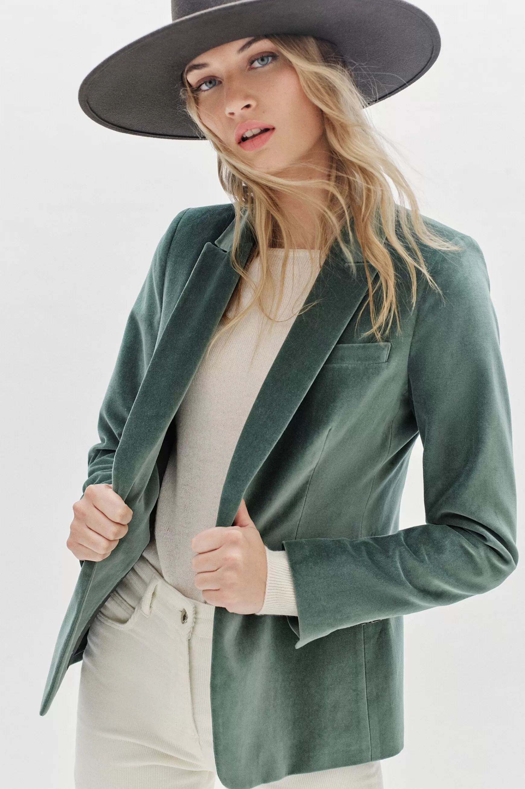 Best Blazer Aurora Vert Clair Femme Vestes