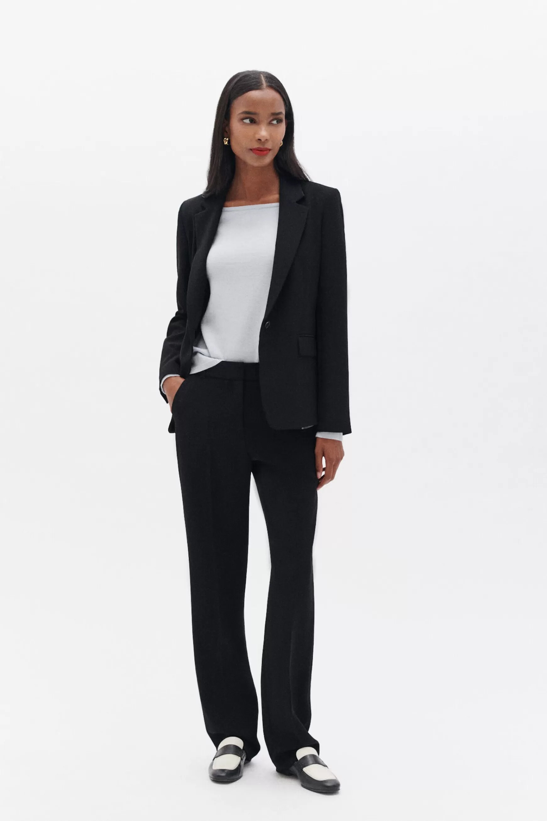 Store Blazer Vantea Noir Femme Vestes