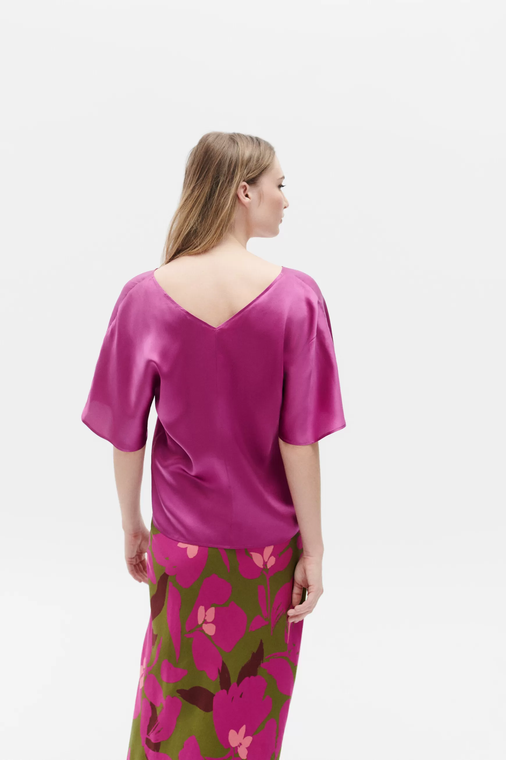 Outlet Blouse Cselma Violet Clair Femme Blouses