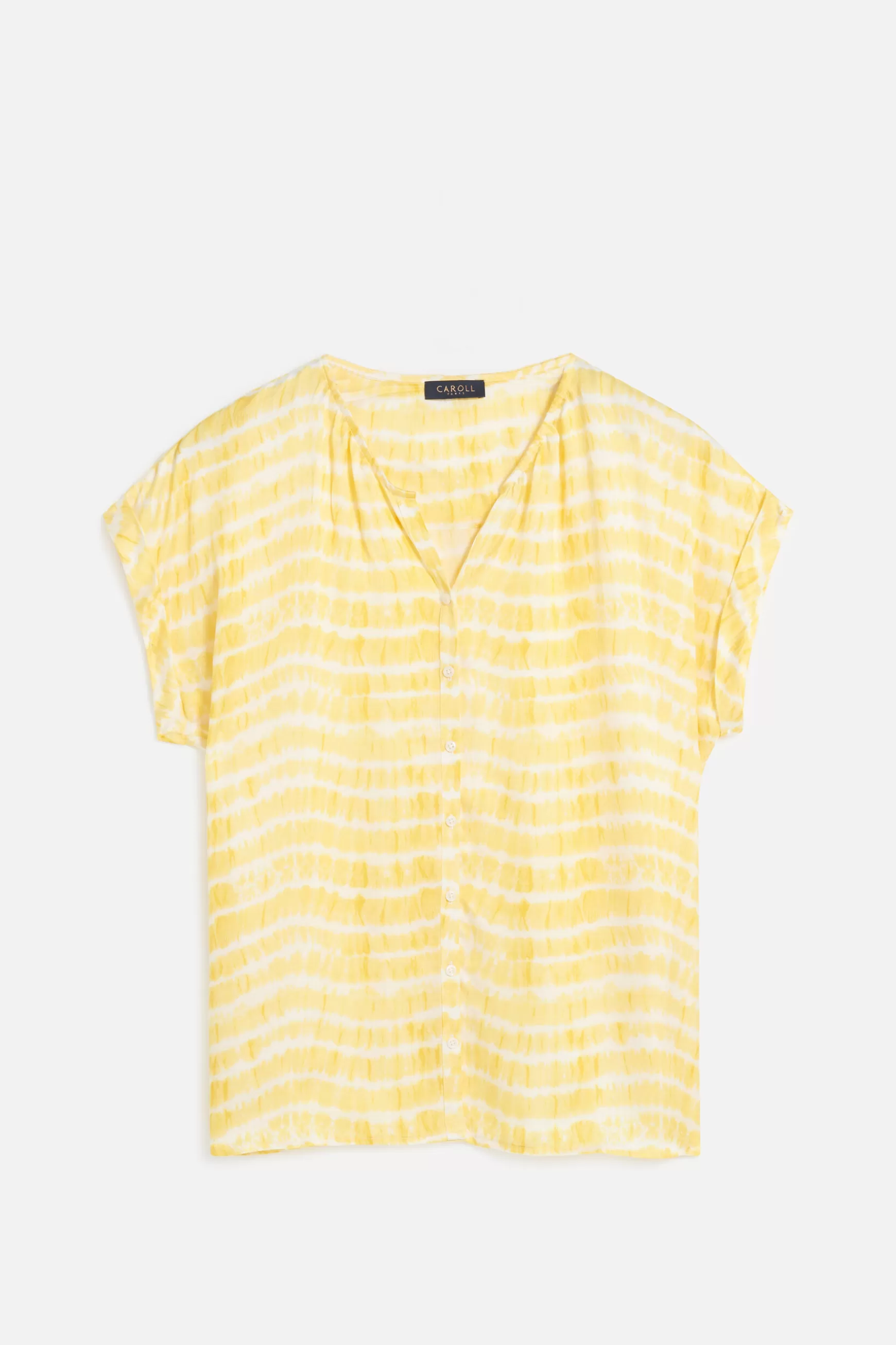 Sale Chemise Colombes Jaune Femme Chemises