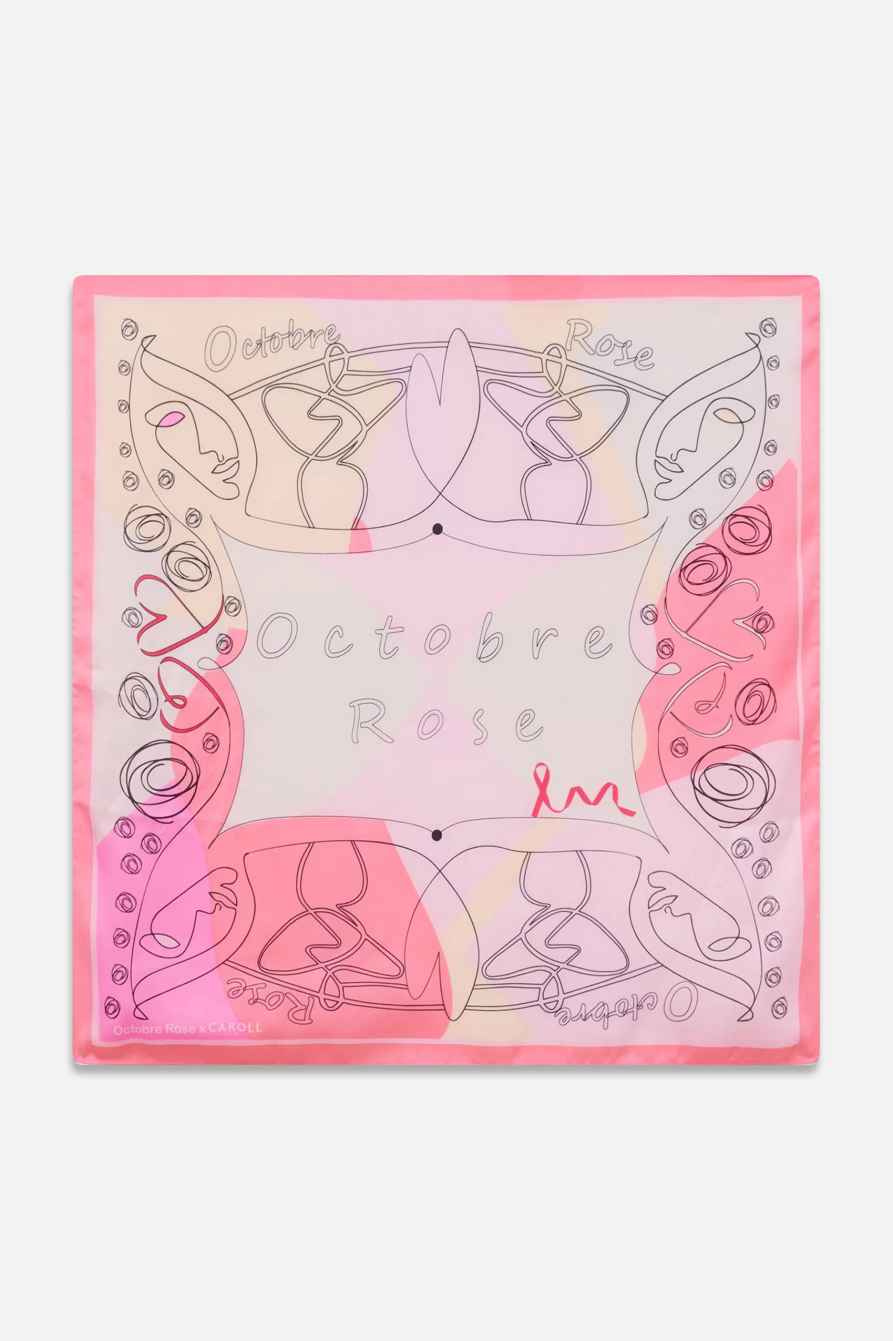 Best Foulard Octobre Rose 2022 Femme Foulards Et Echarpes