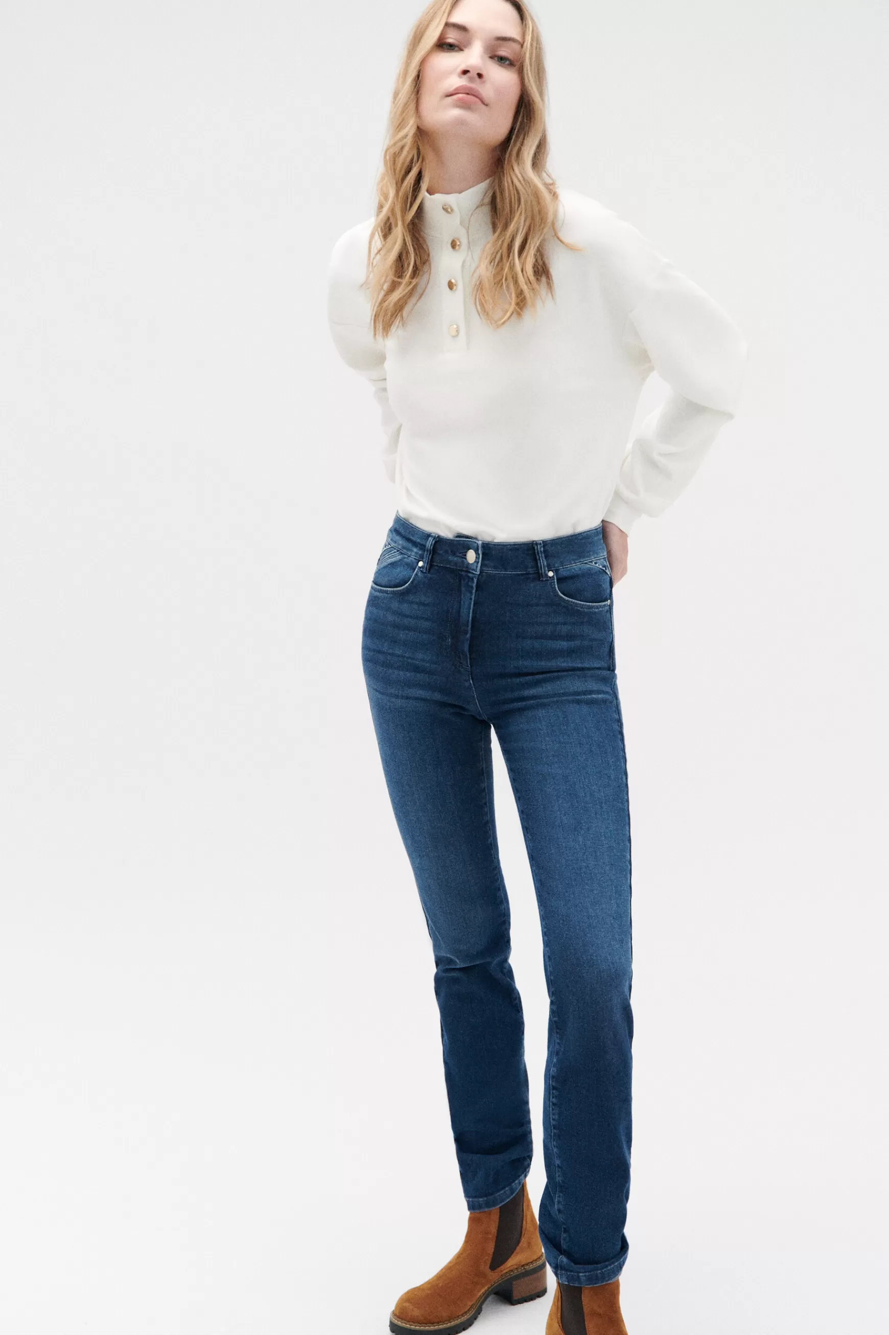 Discount Jean Darlingta Droit Femme Jeans