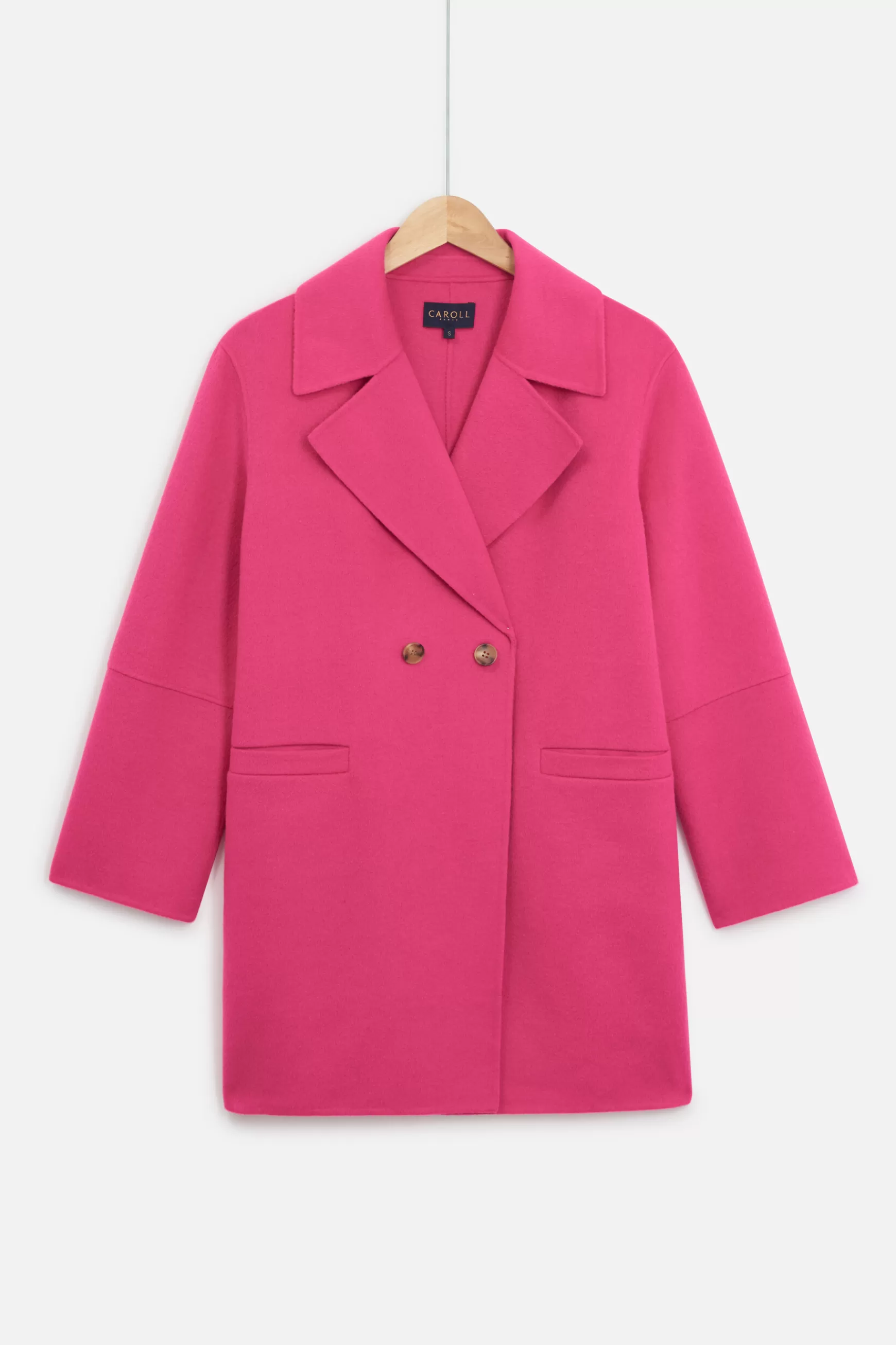 Cheap Manteau William Rose Fushia Femme Manteaux