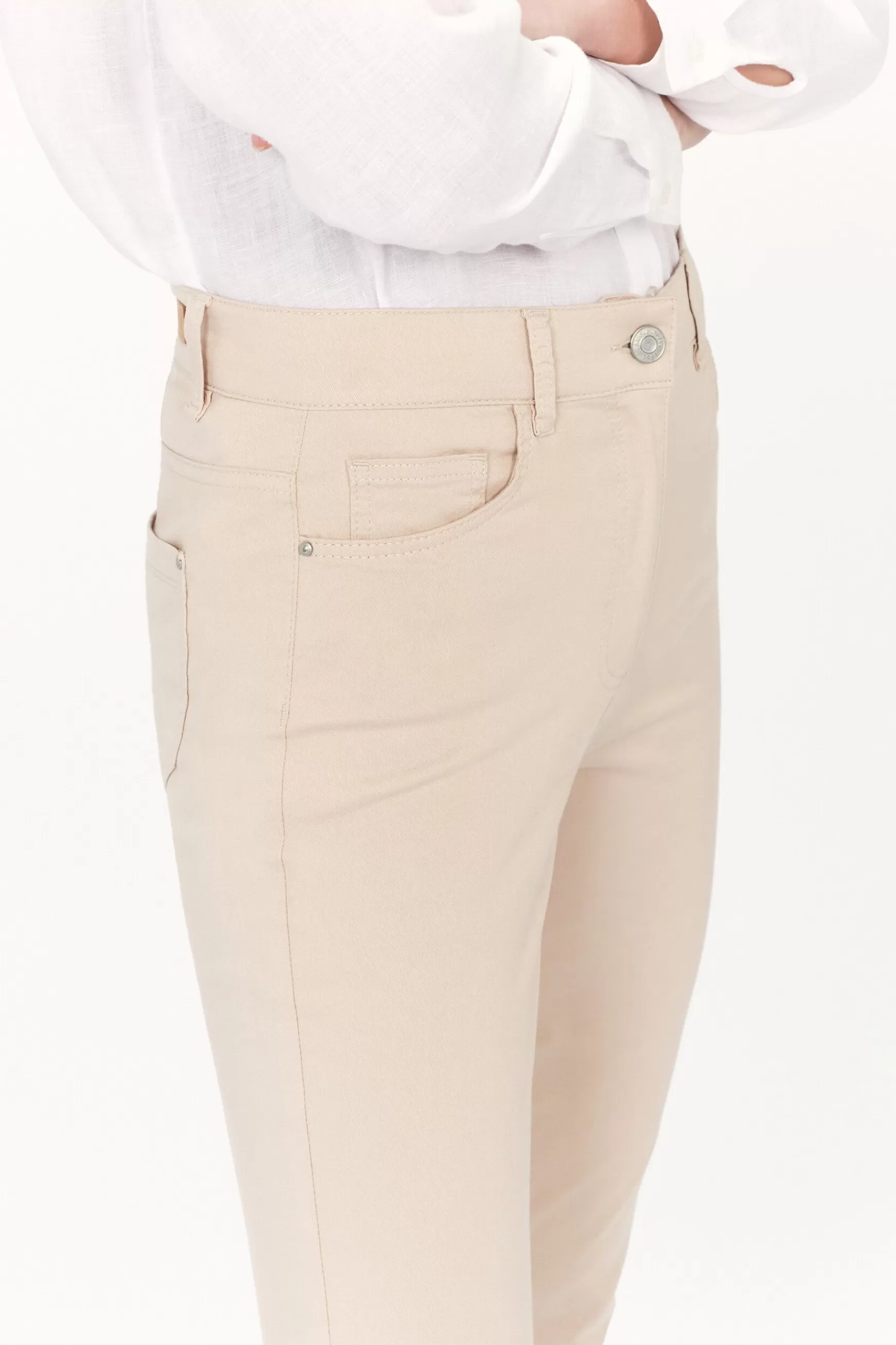 Cheap Pantacourt Mason Beige Femme Pantalons