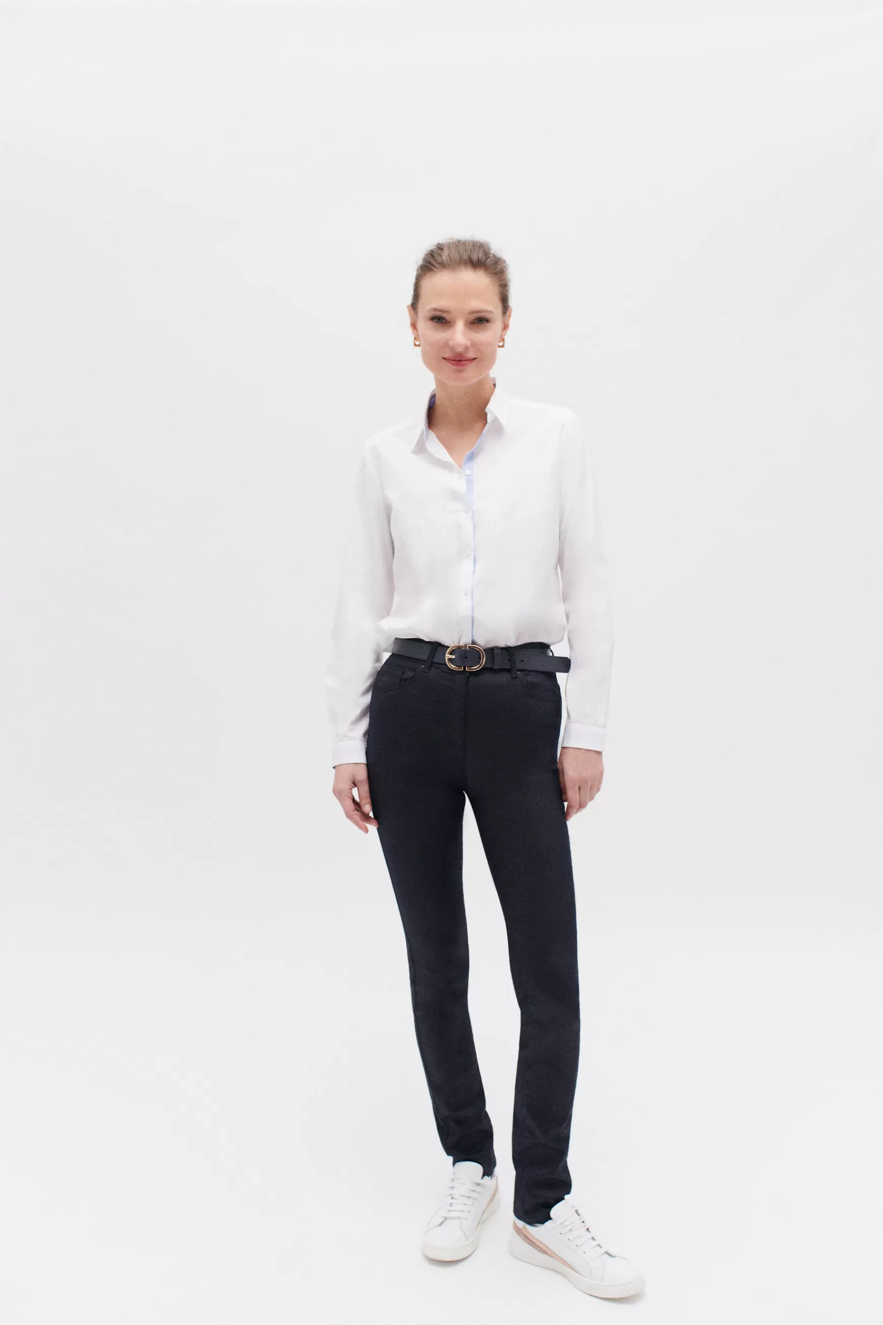 Online Pantalon Bradley Bleu Marine Femme Pantalons