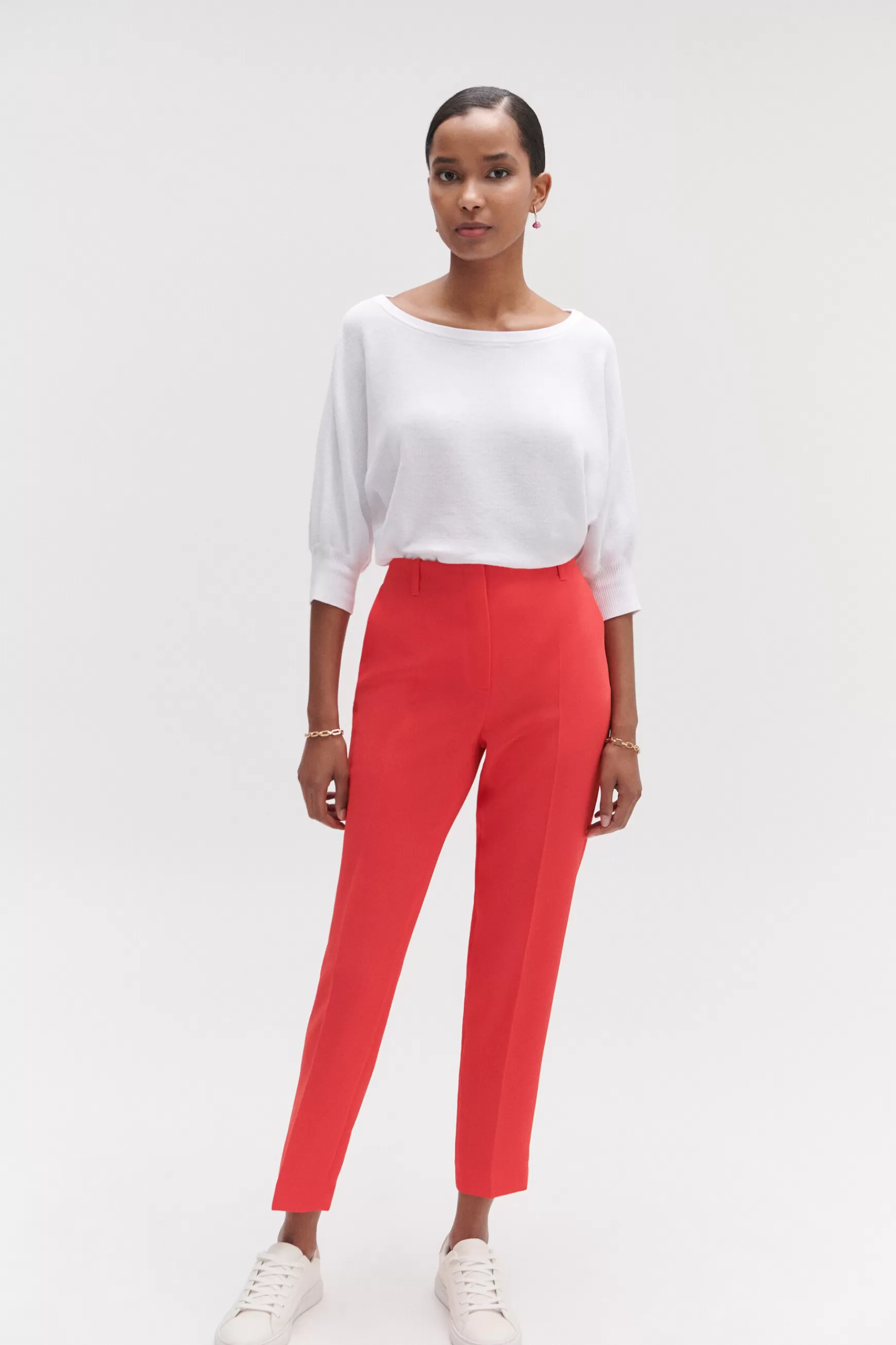 Shop Pantalon Cigarette Joplin Colore Femme Pantalons