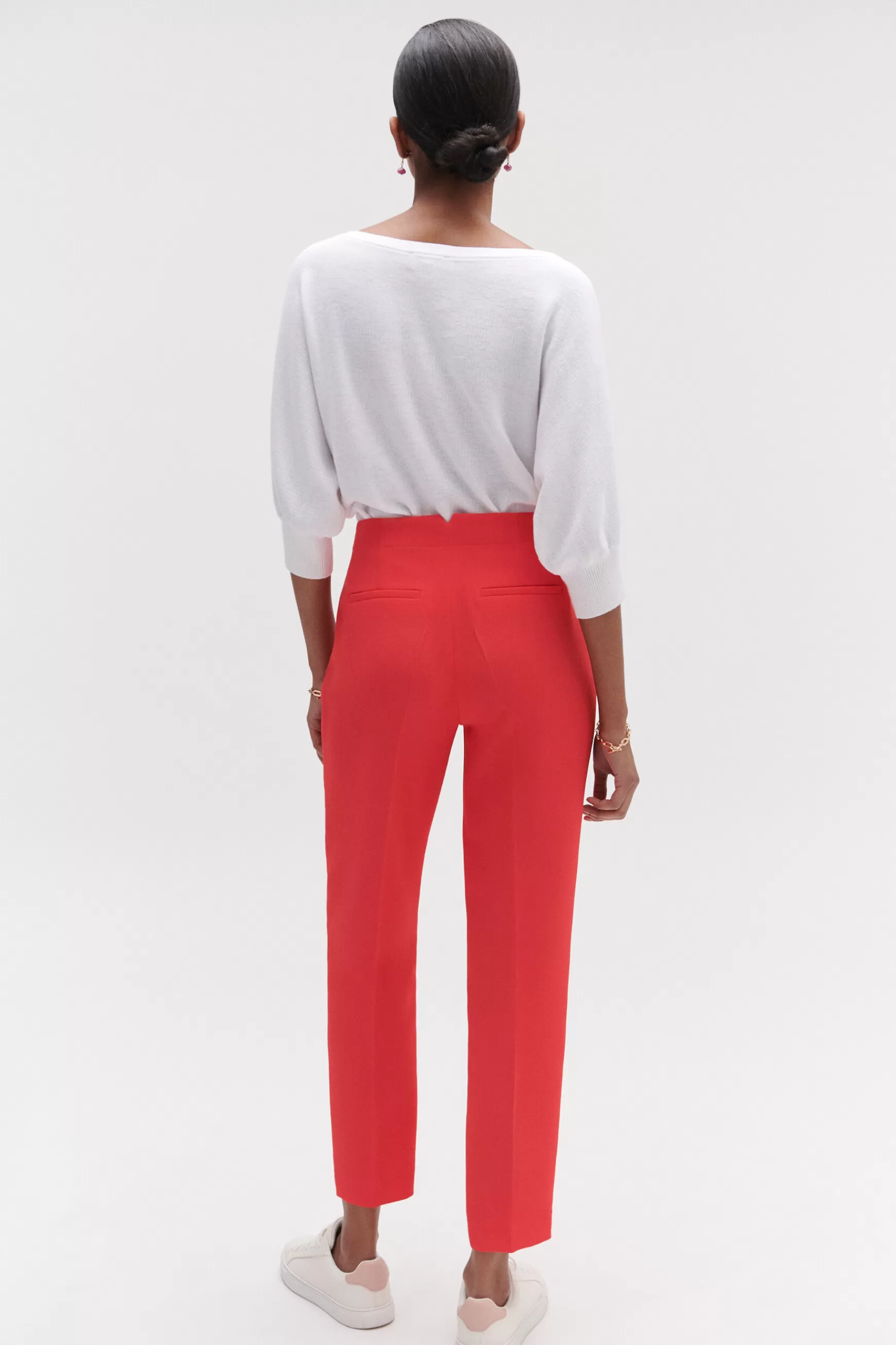 Shop Pantalon Cigarette Joplin Colore Femme Pantalons