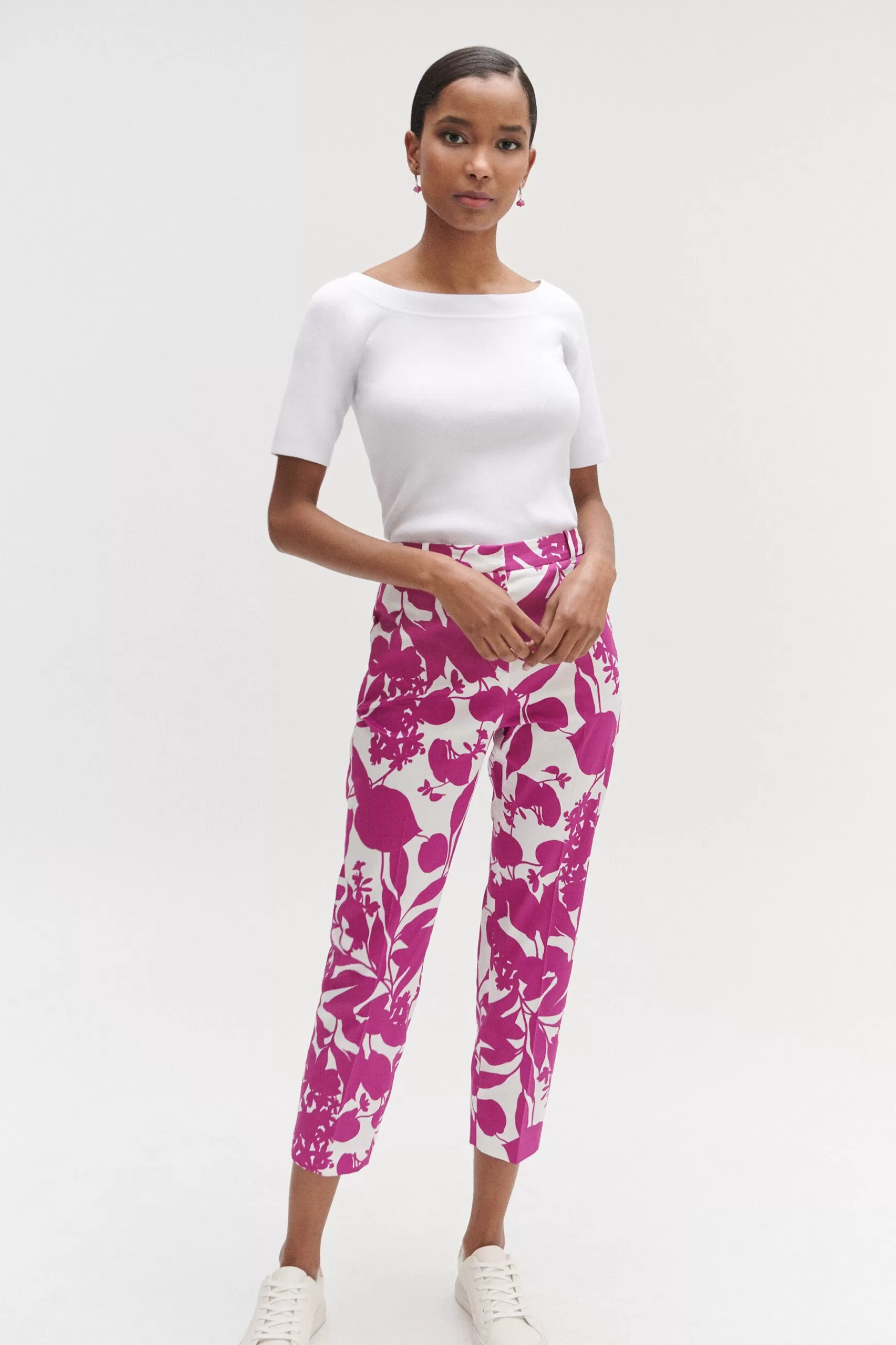 Best Pantalon Gab Fleuri Femme Pantalons