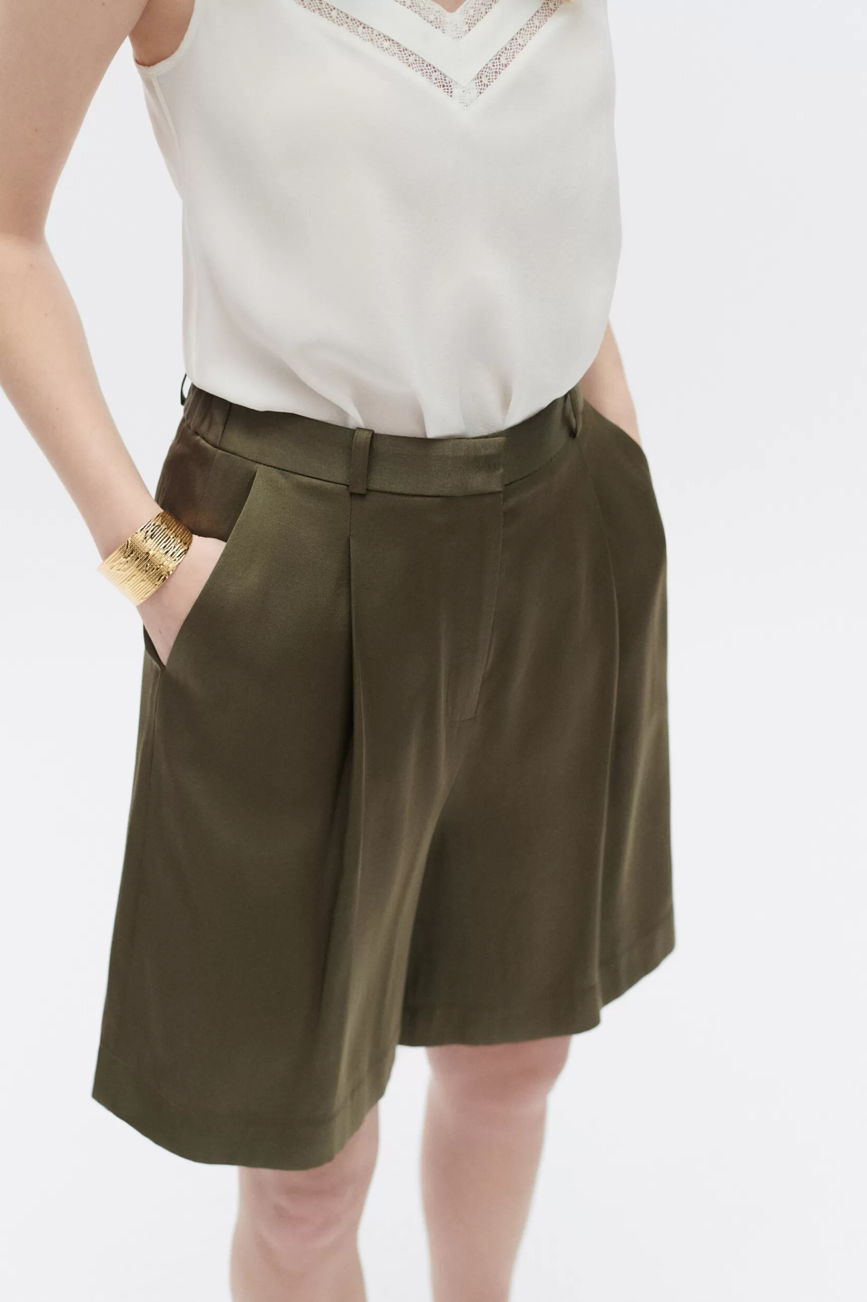 New Pantalon Pbrandon Femme Shorts