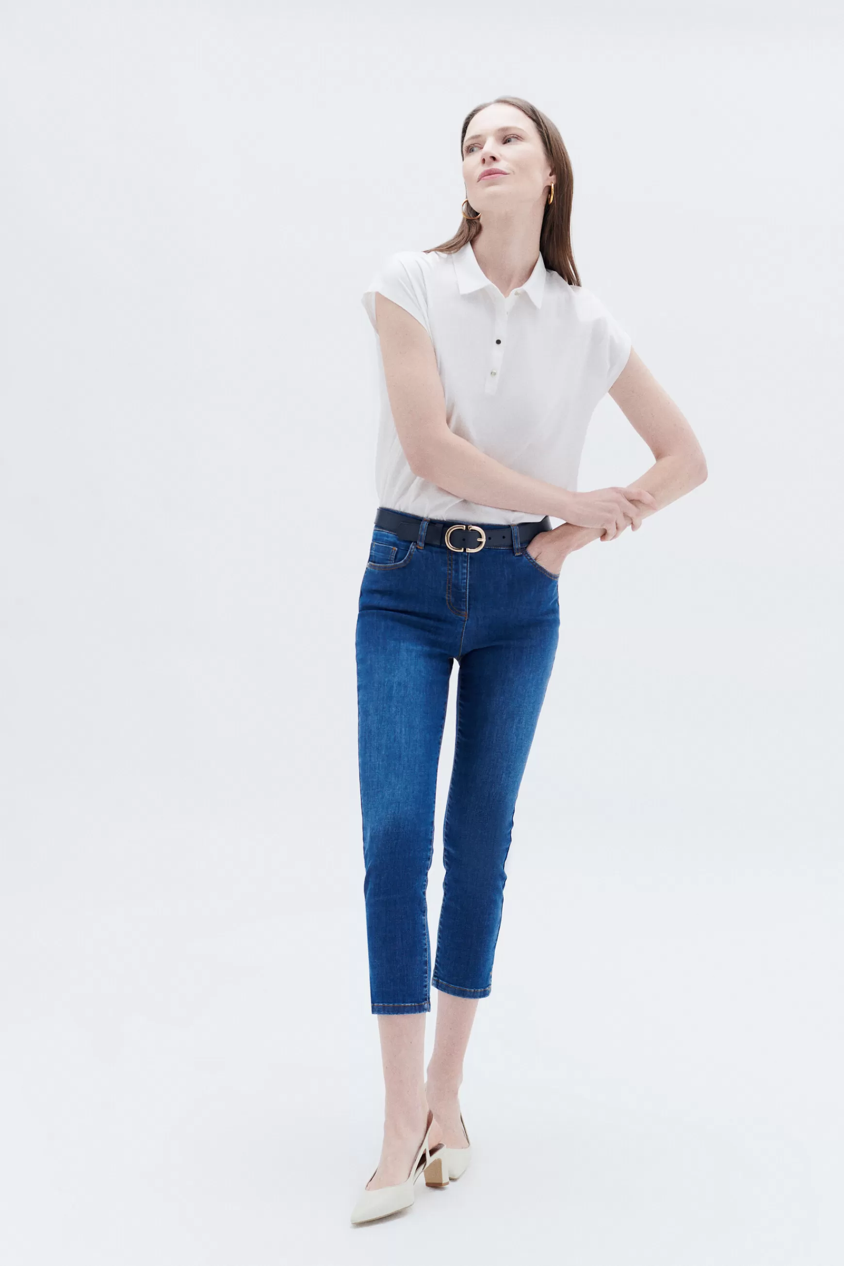 Sale Pantalon Pcaleb Femme Jeans