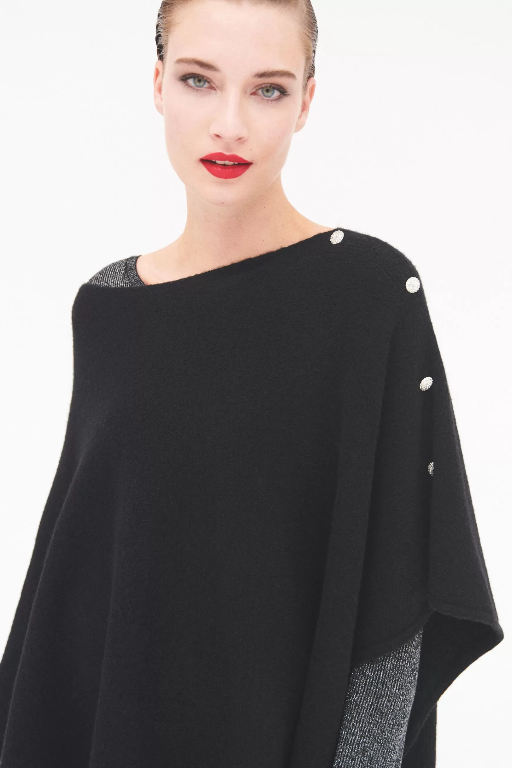 Fashion Poncho Lisa Bijoux Femme Ponchos