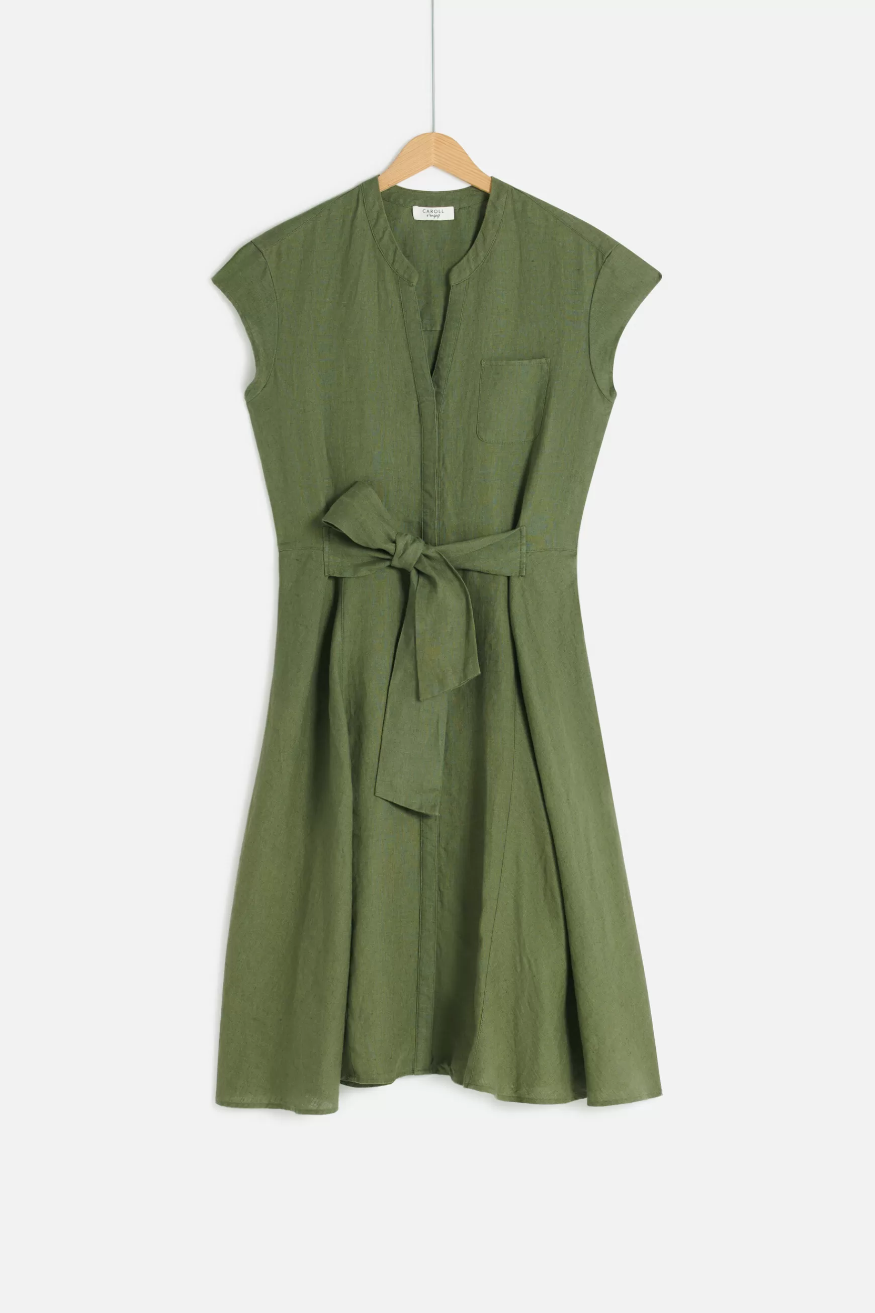 Fashion Robe Rosine Vert Kaki Femme Robes