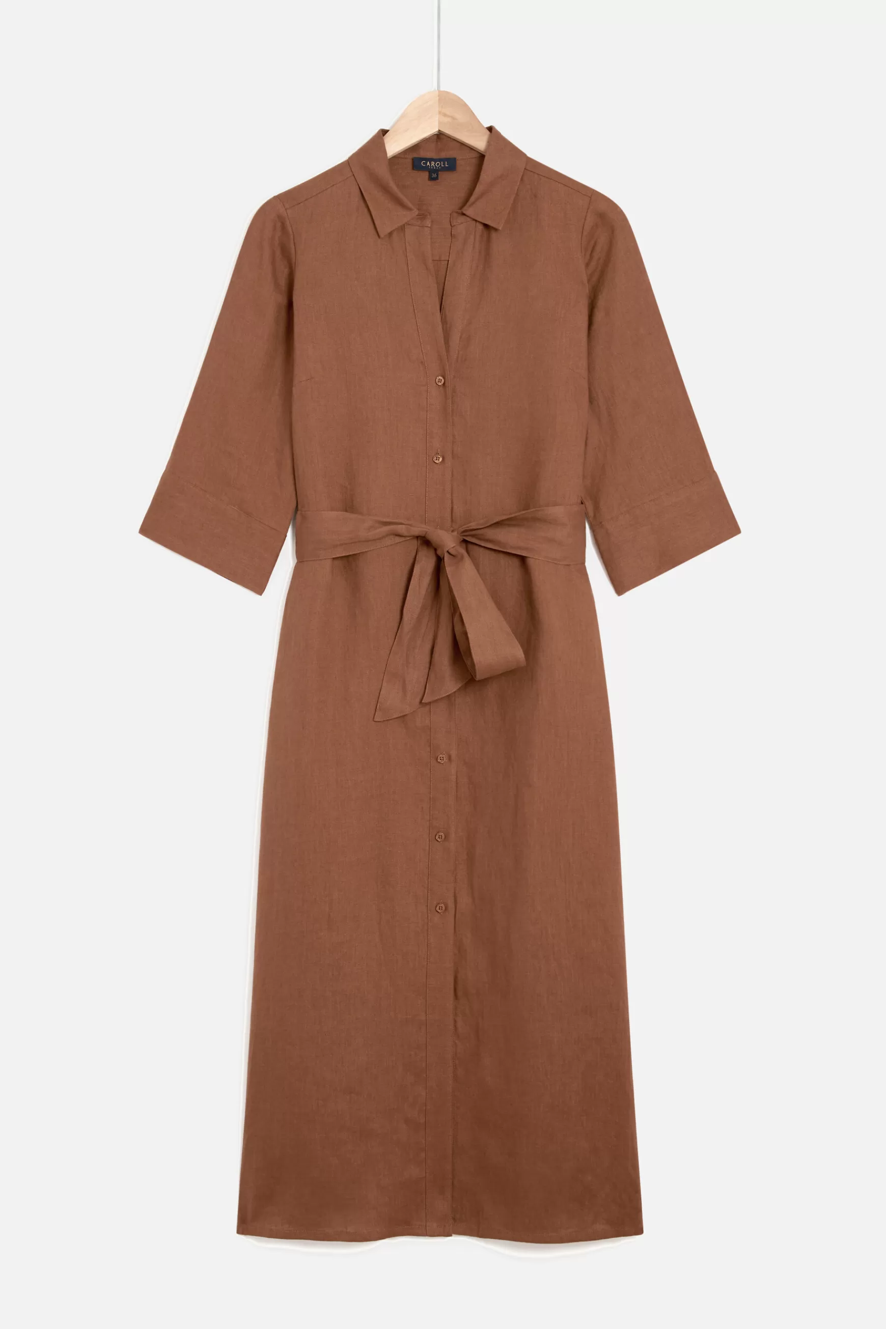 Sale Robe Yana 100% Lin Femme Robes