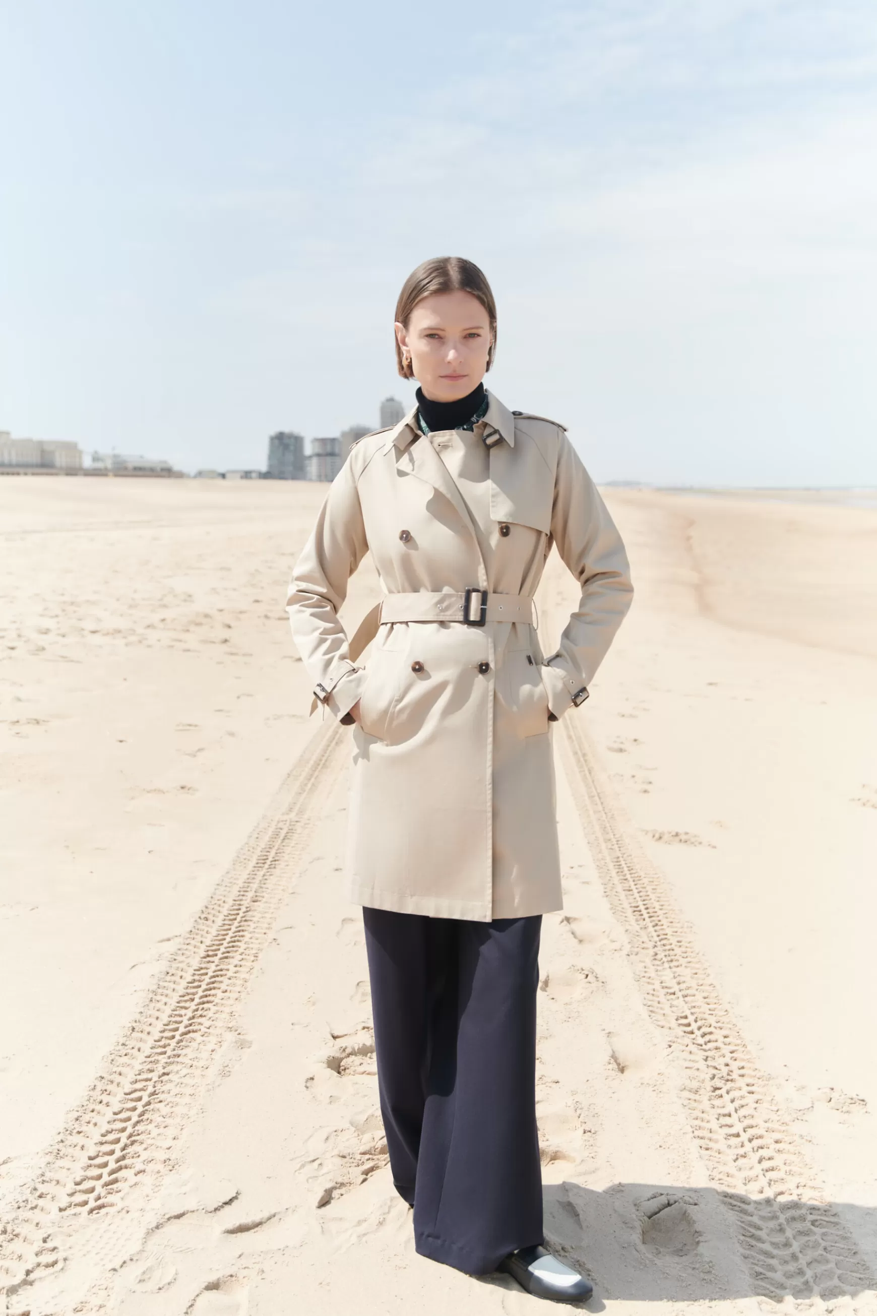 Clearance Trench Max Beige Femme Trenchs