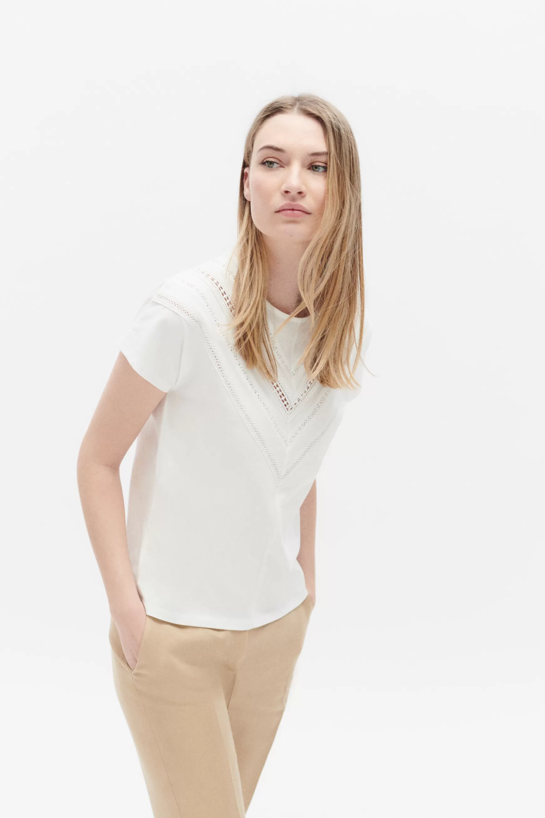 Outlet Tshirt Hina Femme Tops Et T-Shirts