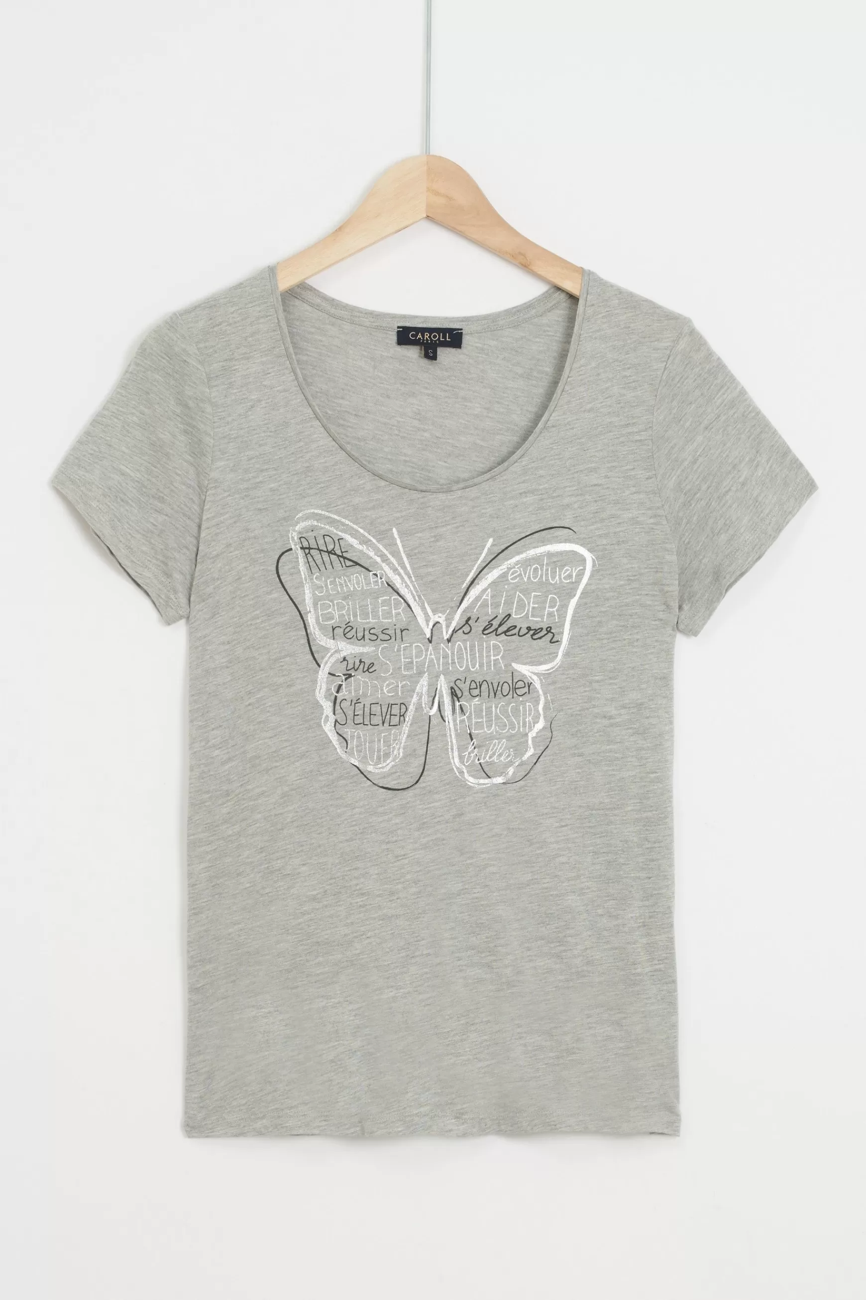 Discount T-Shirt Jamelia Gris Femme Tops Et T-Shirts