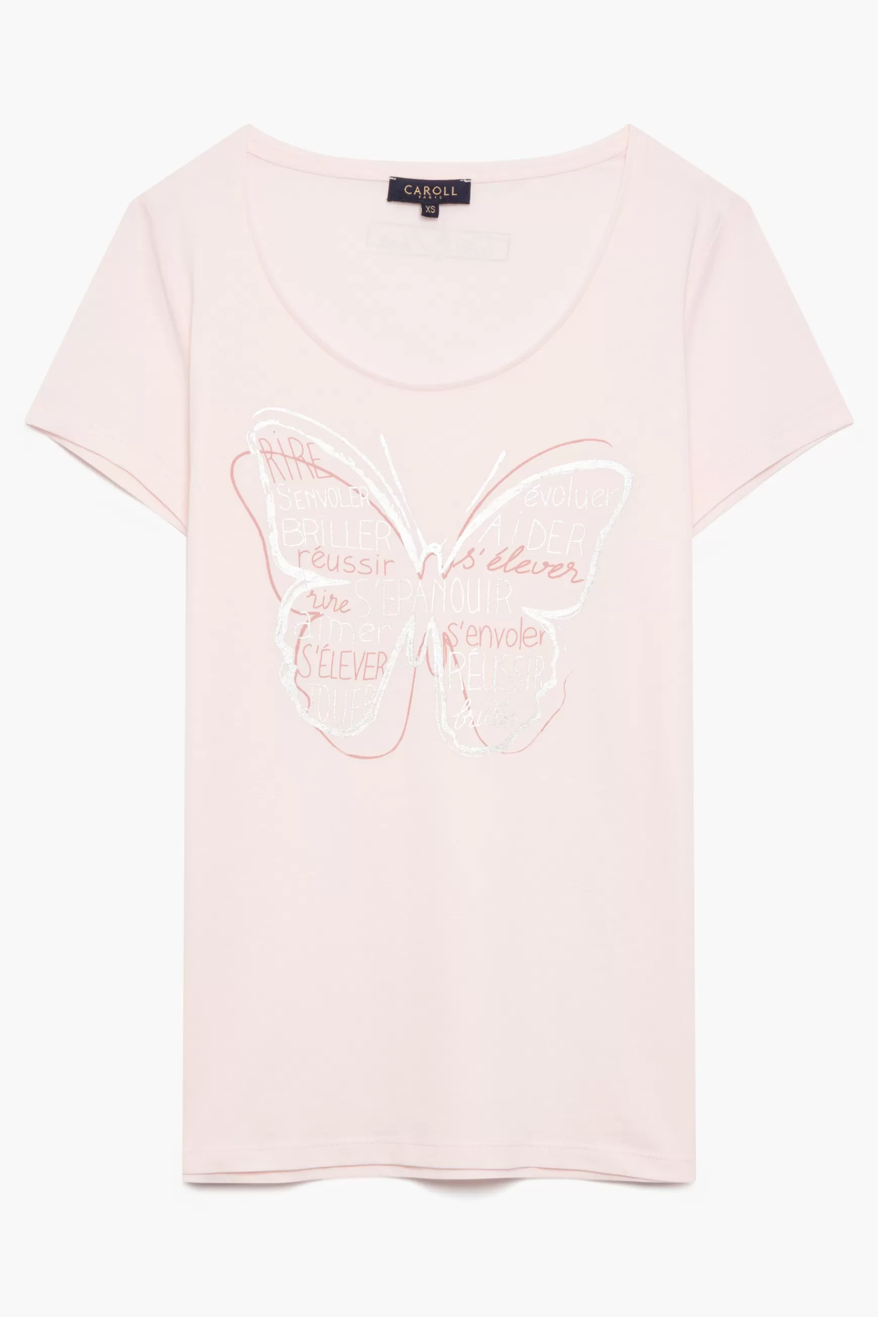 Hot T-Shirt Jamelia Rose Pastel Femme Tops Et T-Shirts