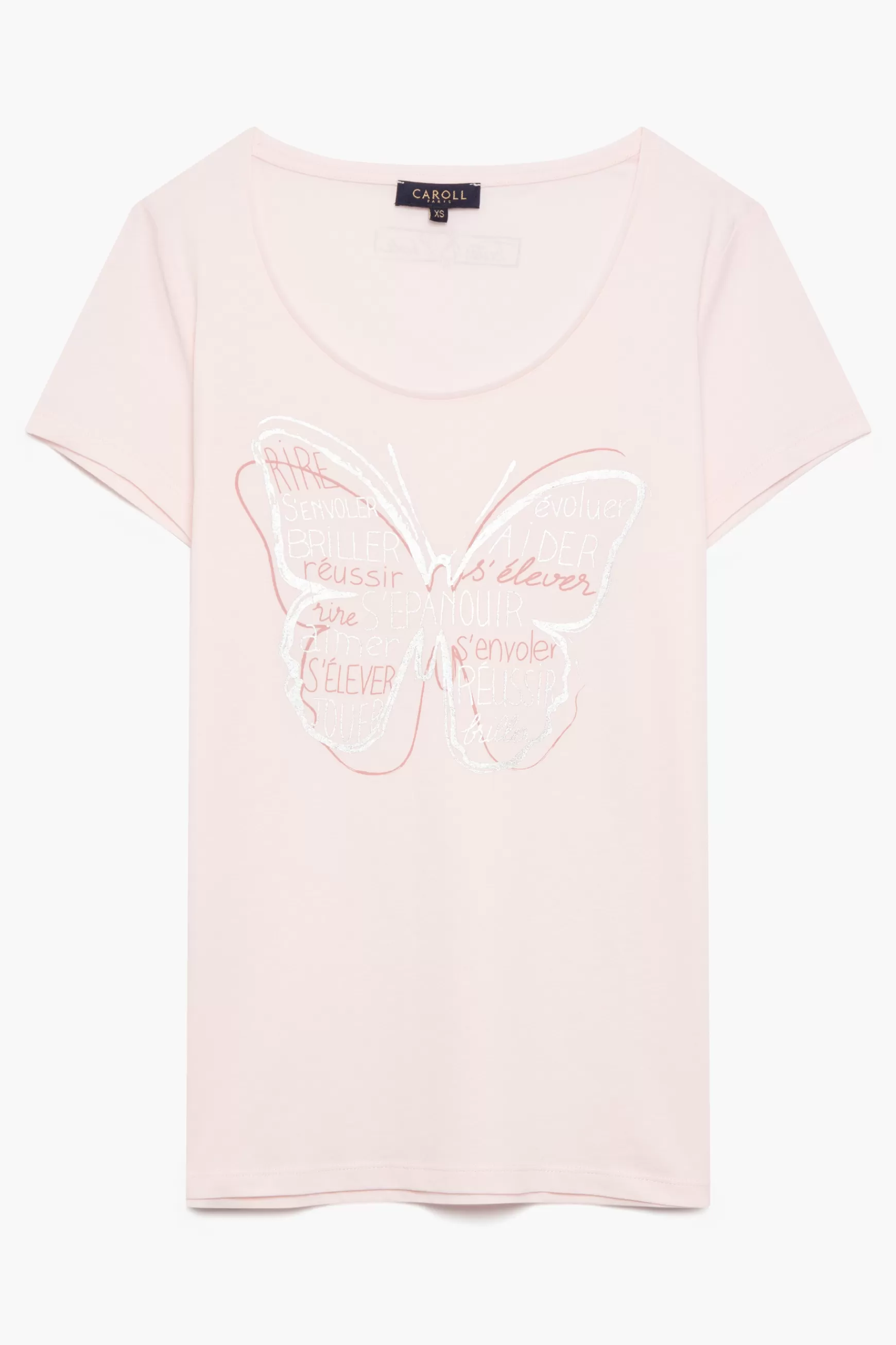 Hot T-Shirt Jamelia Rose Pastel Femme Tops Et T-Shirts