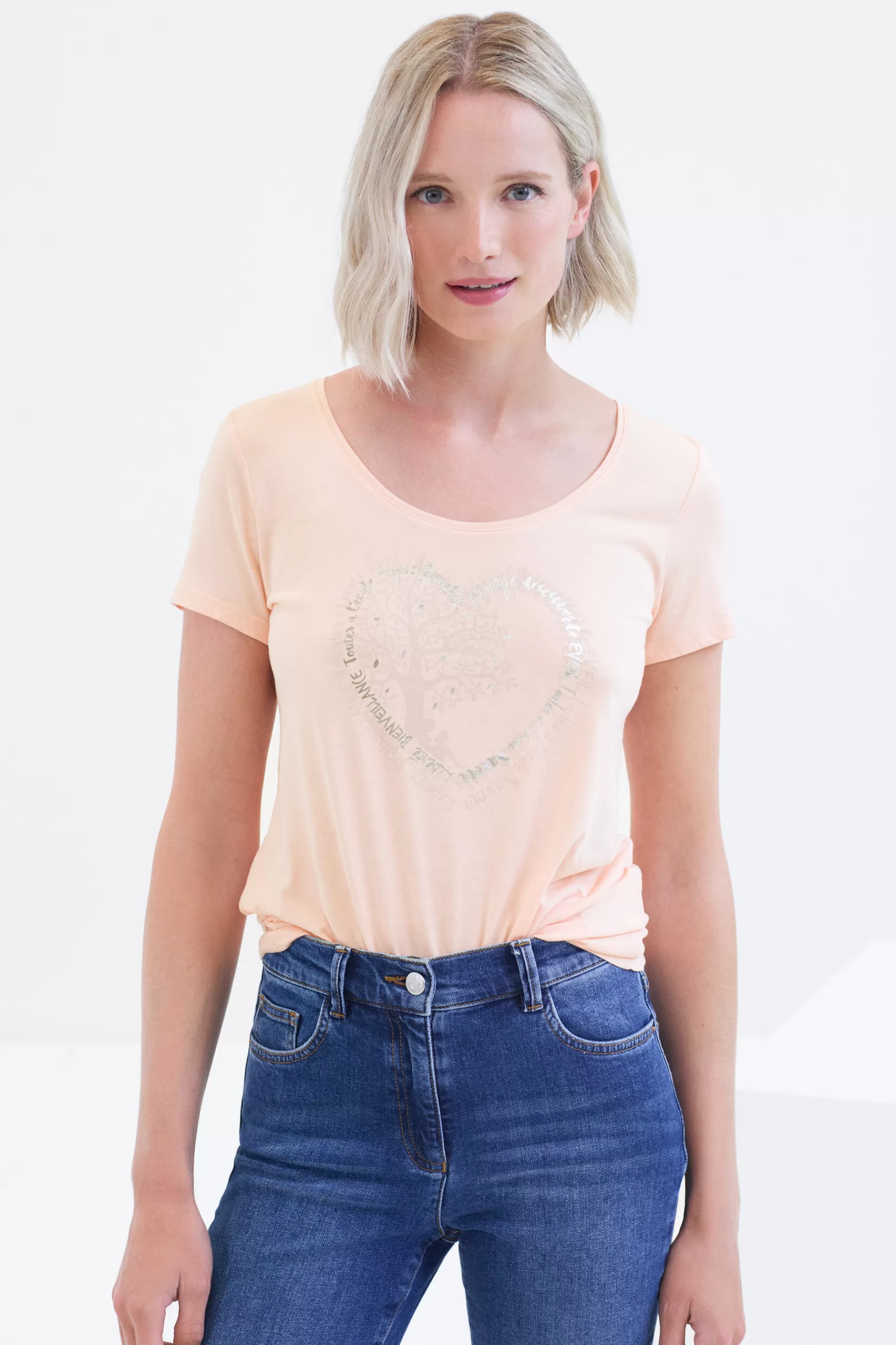 Outlet T-Shirt Janice Toutes A L'Ecole Rose Fushia Femme Tops Et T-Shirts