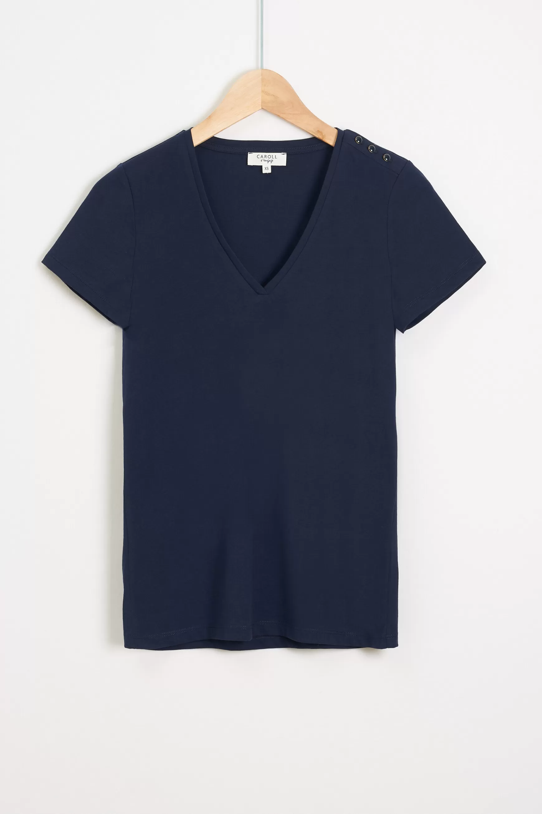 Shop T-Shirt Manon Bleu Marine Femme Tops Et T-Shirts