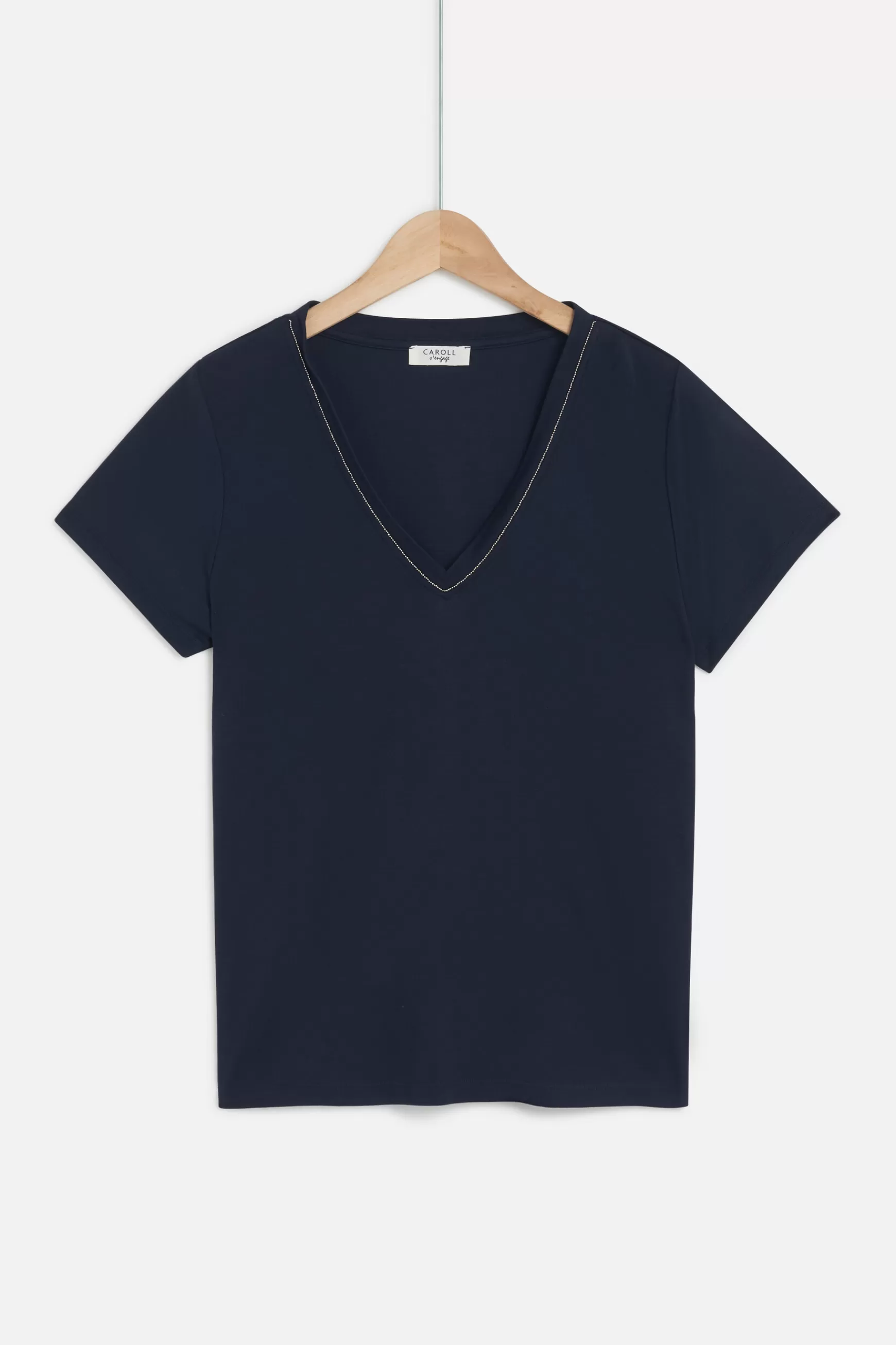 Outlet T-Shirt Taylor Bleu Marine Femme Tops Et T-Shirts