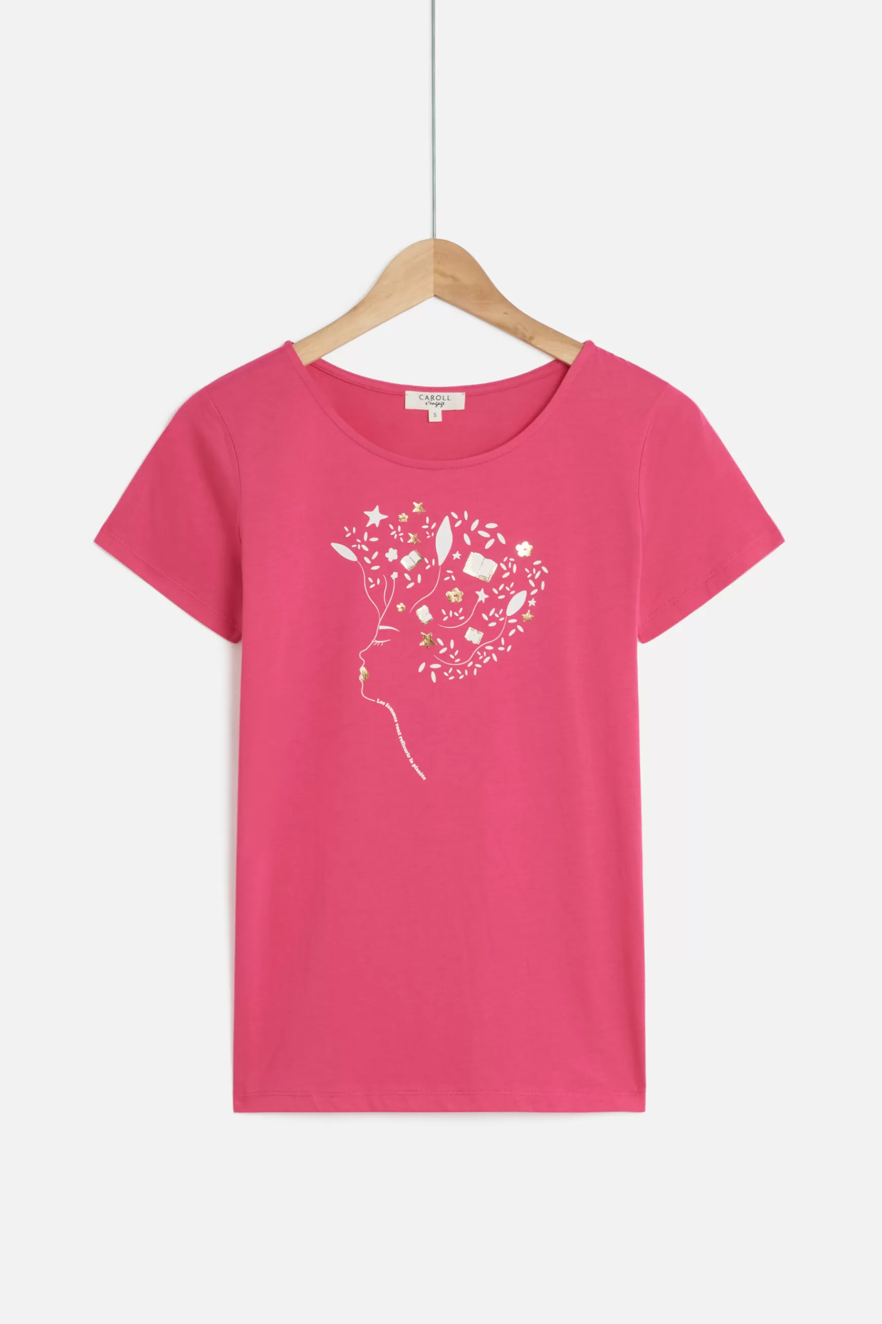 Store Tshirt Toutes A L'Ecole Rose Fushia Femme Tops Et T-Shirts